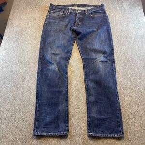 Polo Ralph Lauren Hampton Relaxed Straight Denim Jeans Mens Sz 36x30 Dark Wash